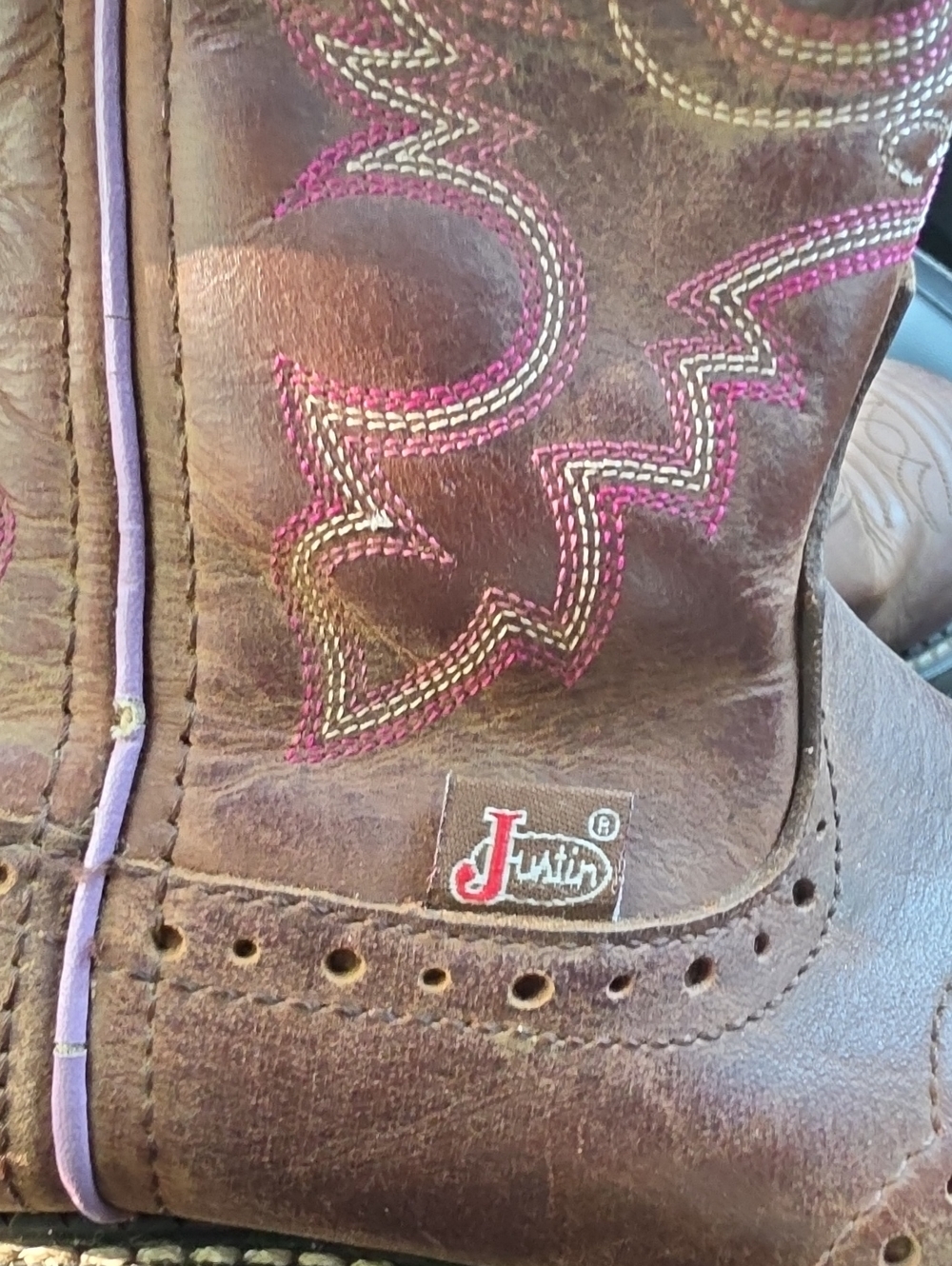 JUSTIN GYPSY BOOTS STYLE L9903 Womens 8B - Picture 9 of 11